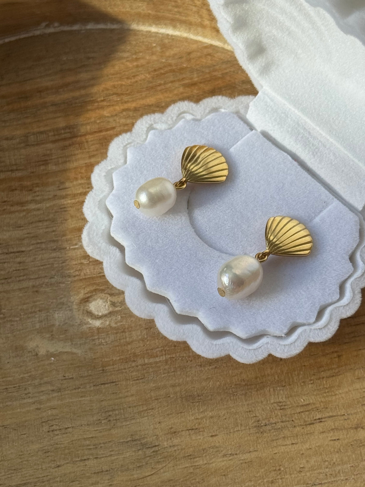 Atlantic pearl earrings