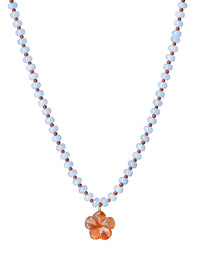 Elce Beaded Necklace: Gold