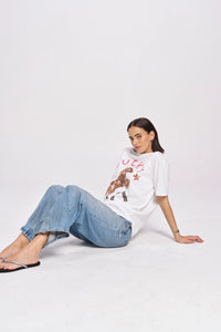 LUCKY Oversized Shirt White