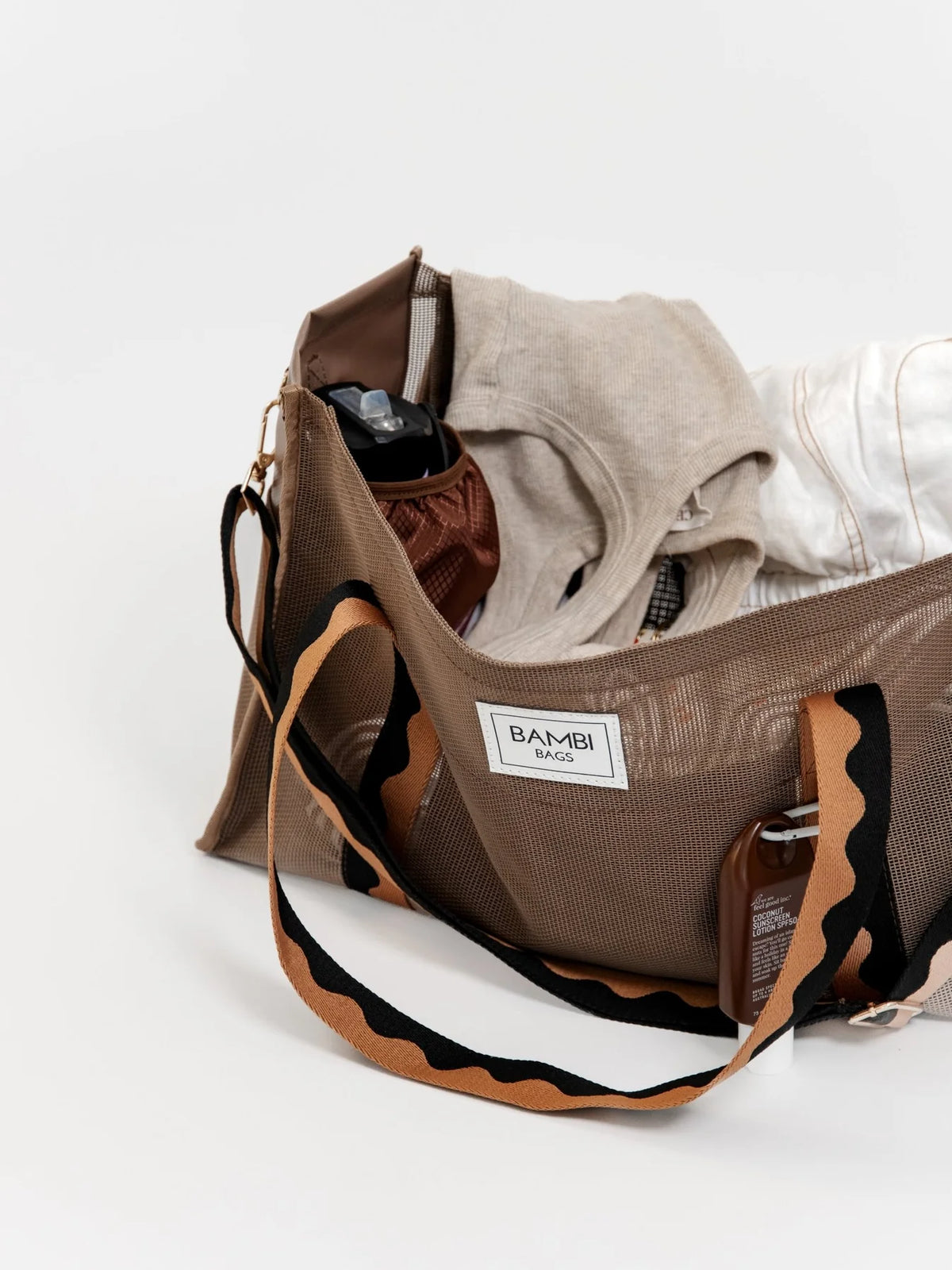 The Bambi Mesh Bag in Espresso