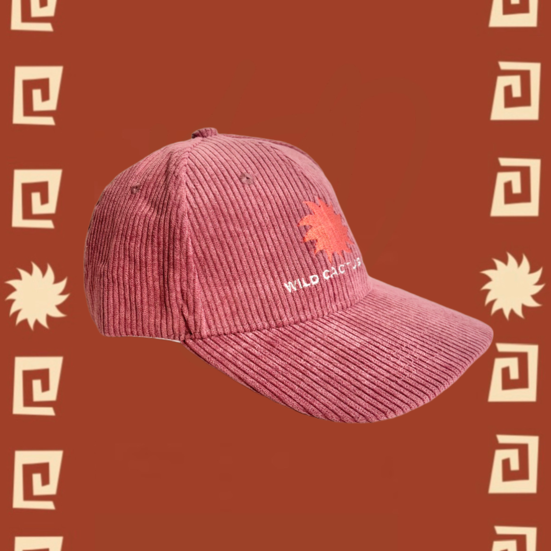 SOL CORDUROY CAP [ROSE]