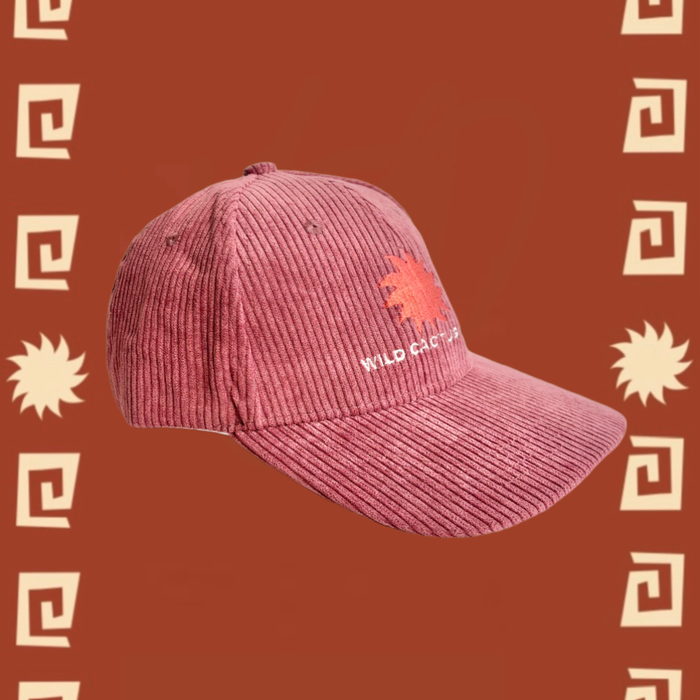 SOL CORDUROY CAP [ROSE]