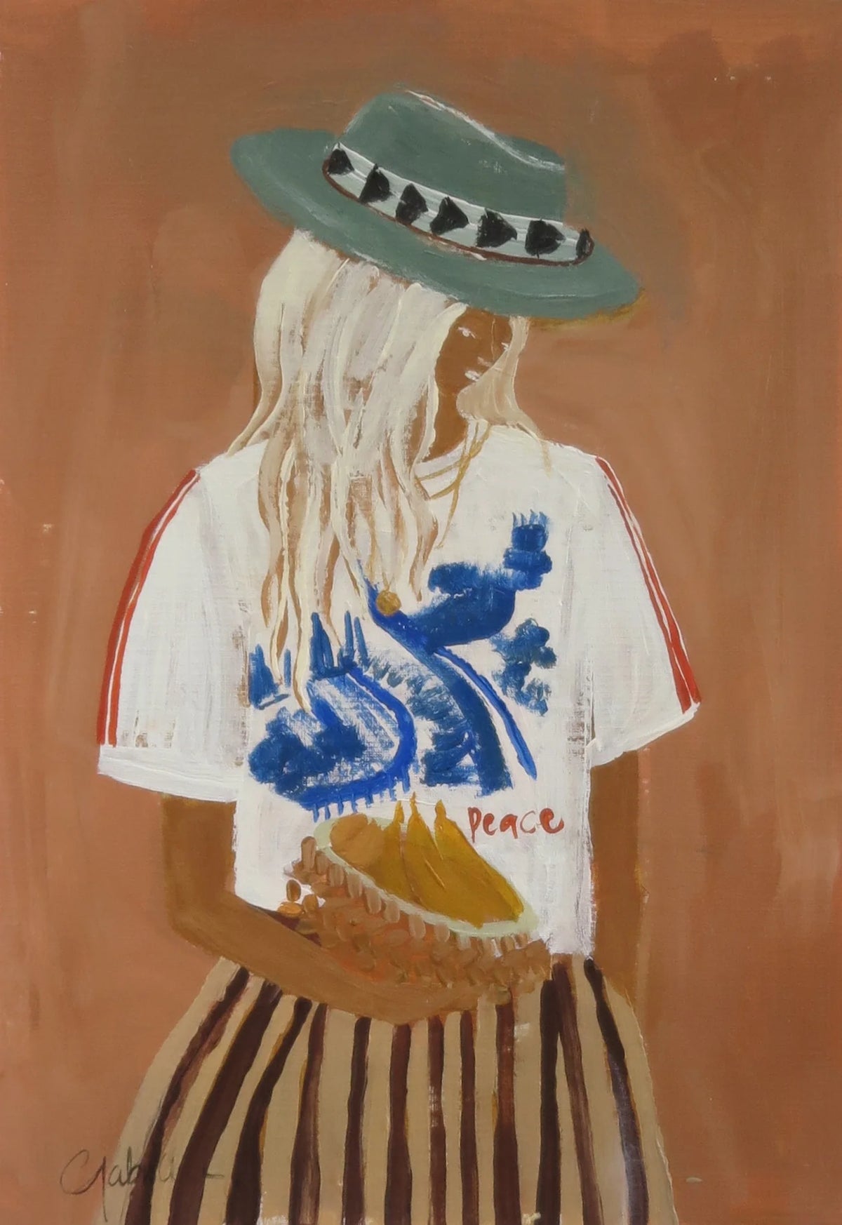 Gabrielle Diamantis Fawn Print A4