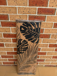 Recycled Outdoor Mat 7 - Palm Fern ~ Small 1.8 x 1.8