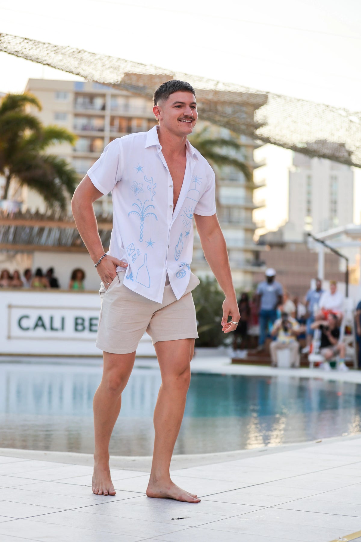 Men’s Shirt Ocean Etch Light Blue