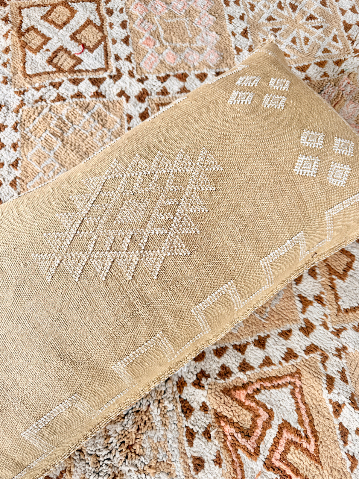 Cactus Silk Large Lumbar Cushion LL21 *Seconds*