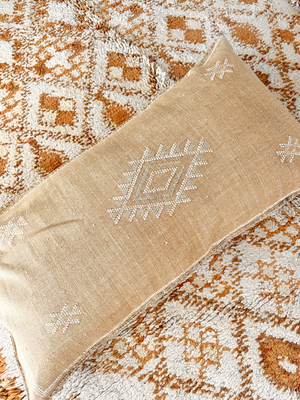 Cactus Silk Large Lumbar Cushion LL56