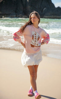 Knit Sweater - Howdy Pink