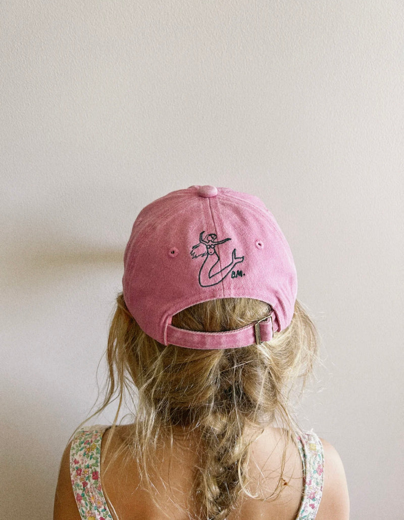 Mermaid Club Cap - Kids Pink