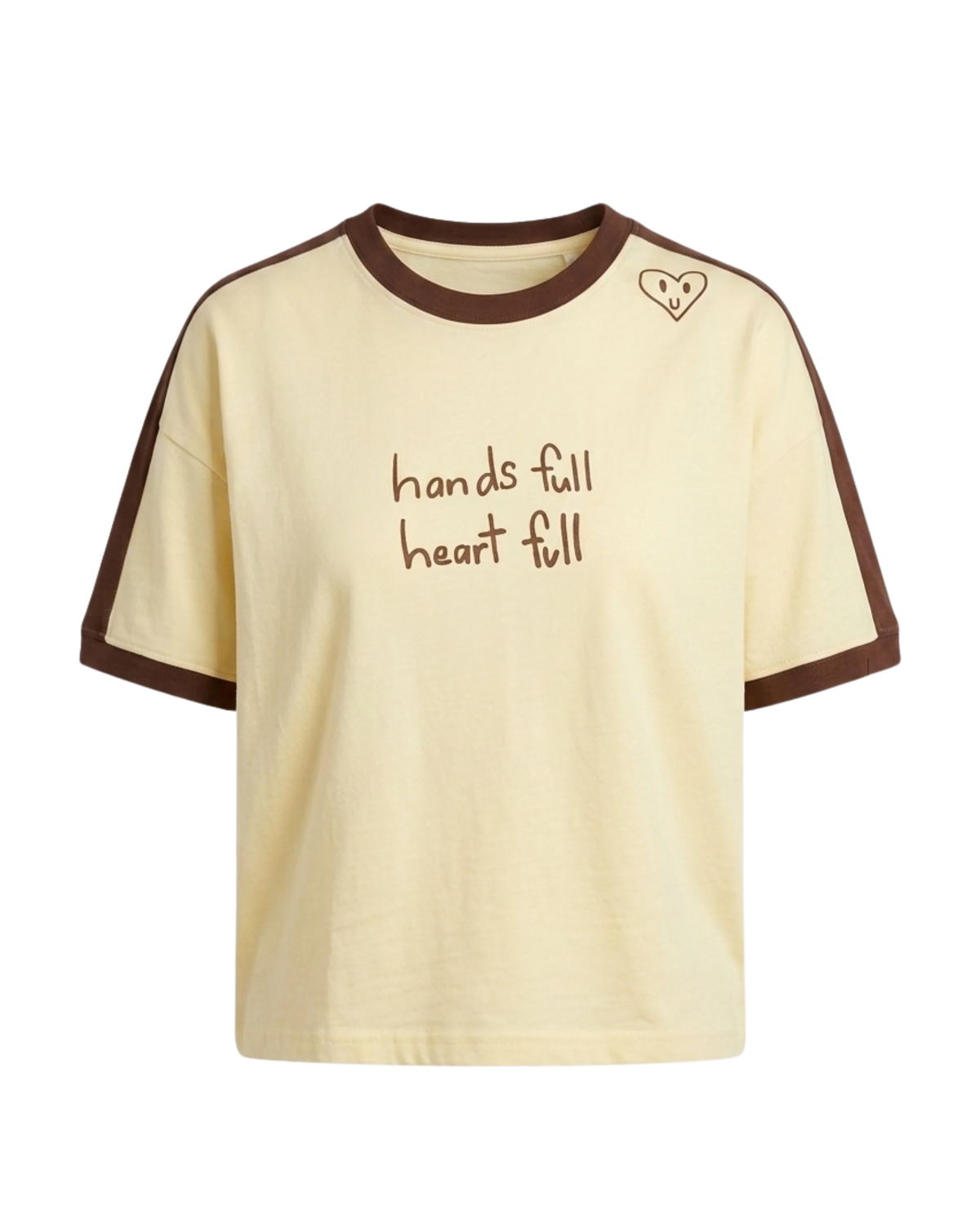 Heart Full Tee Cream/Choc