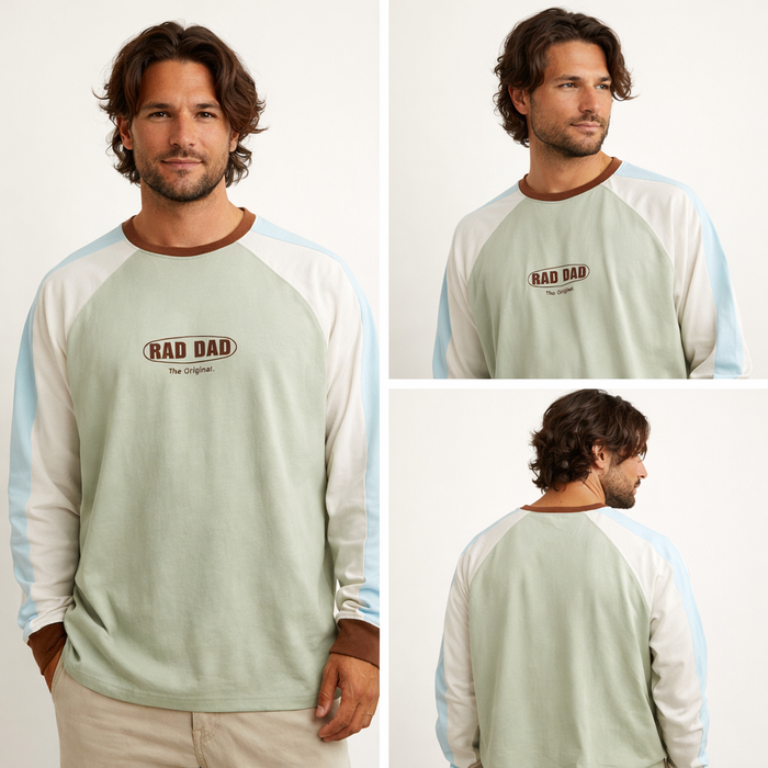 Rad Dad Long Sleeve Spliced Tee