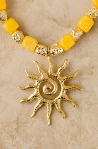 Liora Golden Citrine Necklace