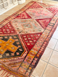 Moroccan Vintage  Rug  “Zephyra" 316 x 172