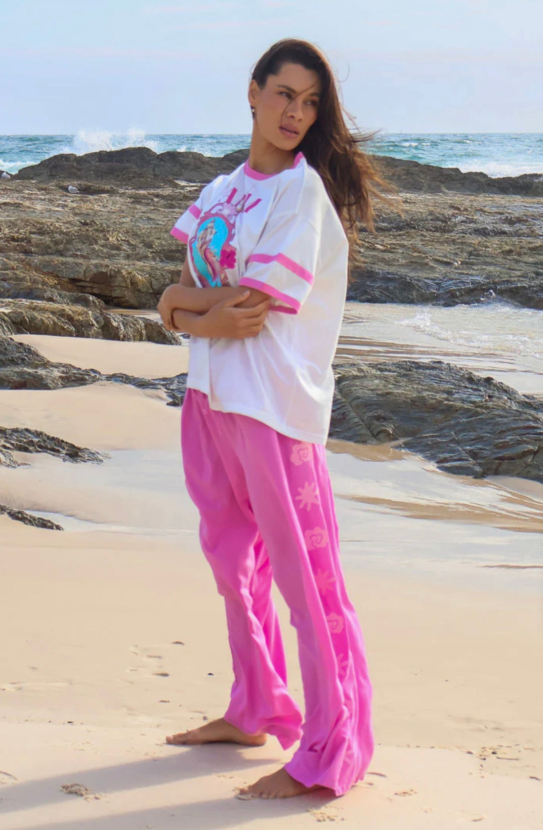 Romi Pants Tonal Pink