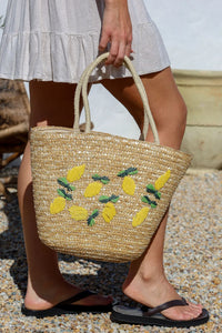 Lemon Grove Woven Tote