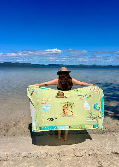 Sue Fantini Art Into The Wild Sarong