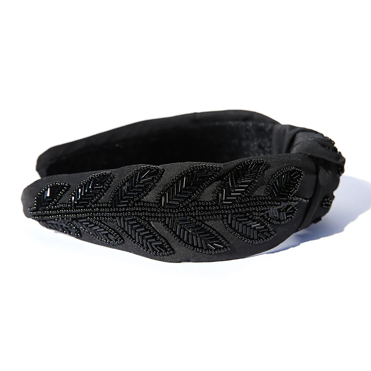 Beaded Headband Black Goddess