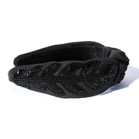 Beaded Headband Black Goddess
