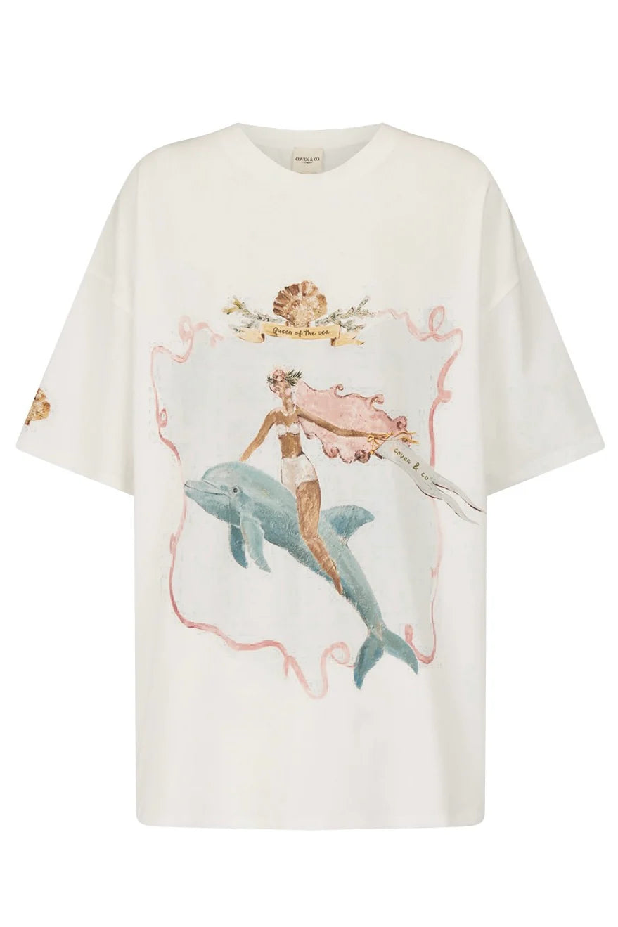 Queen Of The Sea Tee White