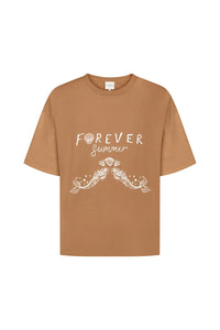 Forever Summer Oversized Tee Toffee