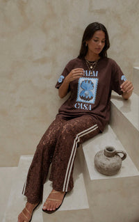 Sidewalk Lace Pants Brown