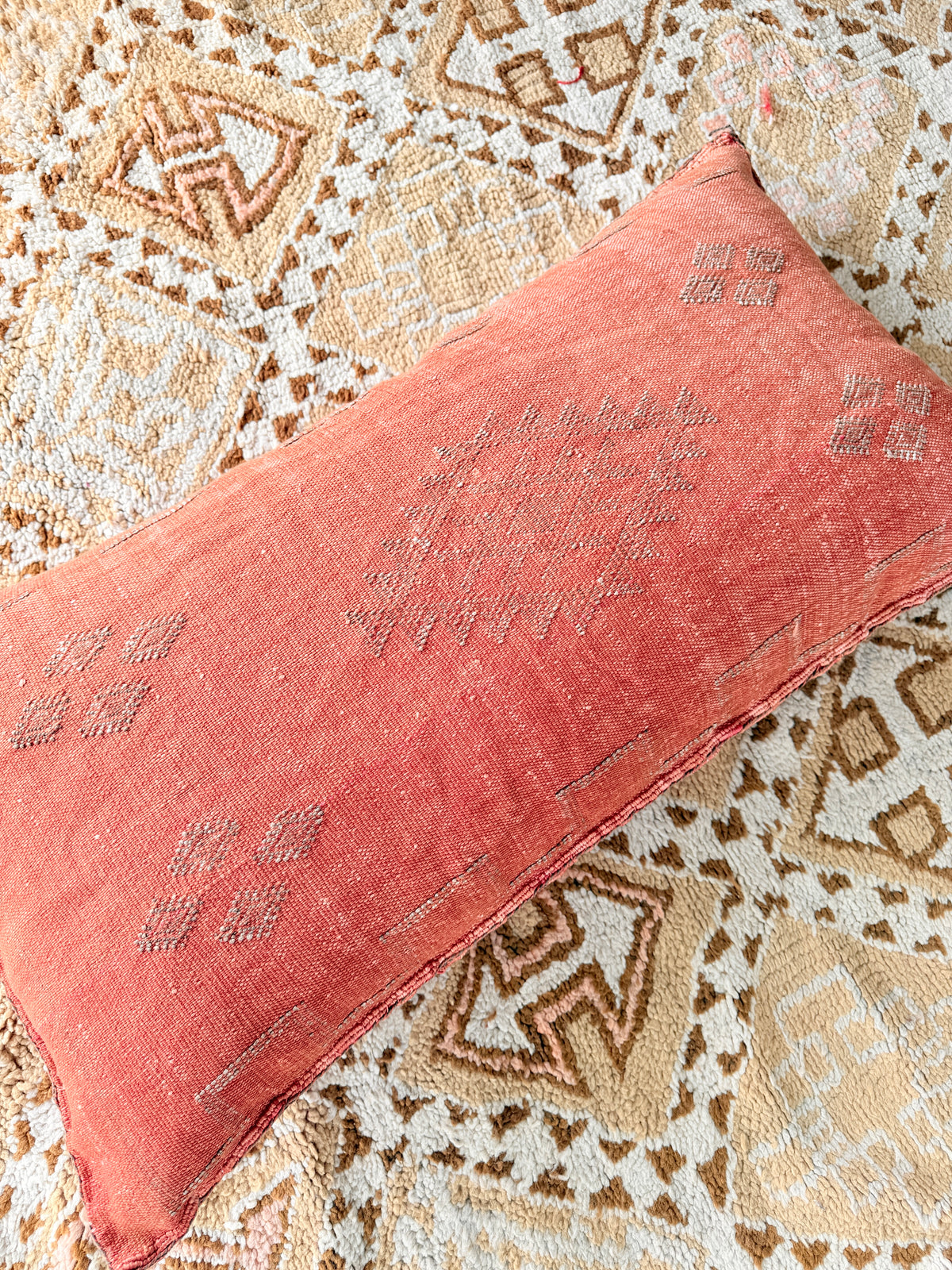 Cactus Silk Large Lumbar Cushion LL22