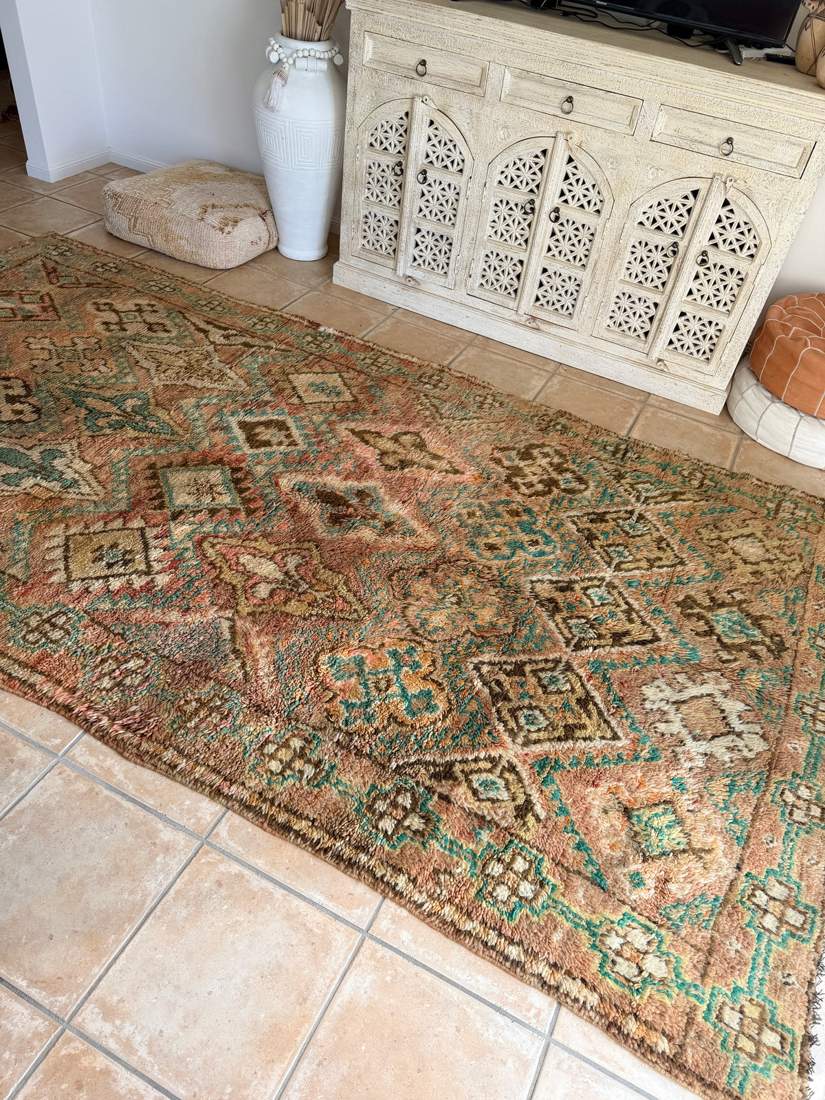 Moroccan Vintage Rug “Iskra” 324 x 180