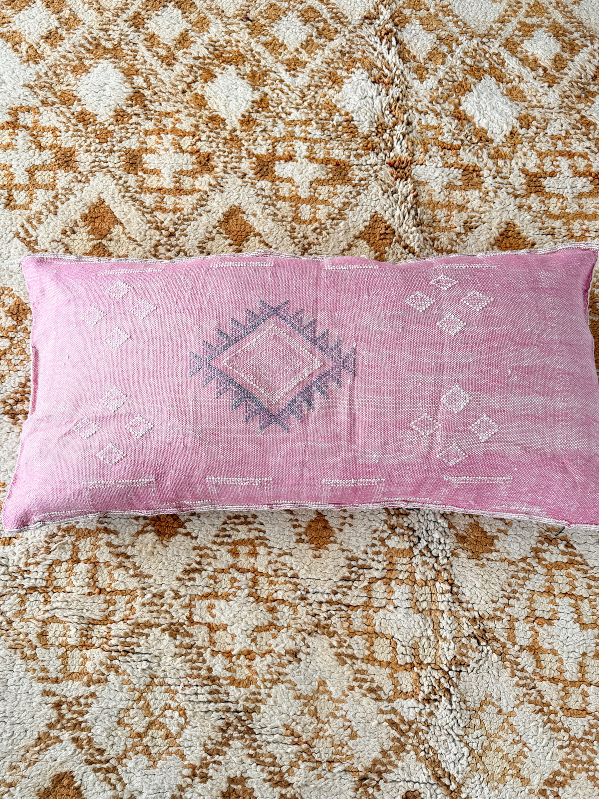 Cactus Silk Large Lumbar Cushion LL48