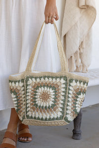 Boho Gypsy Bag - Natural Sage