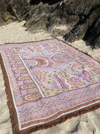 Indigenous Throw Pink Alkira By Taylor - Lee
