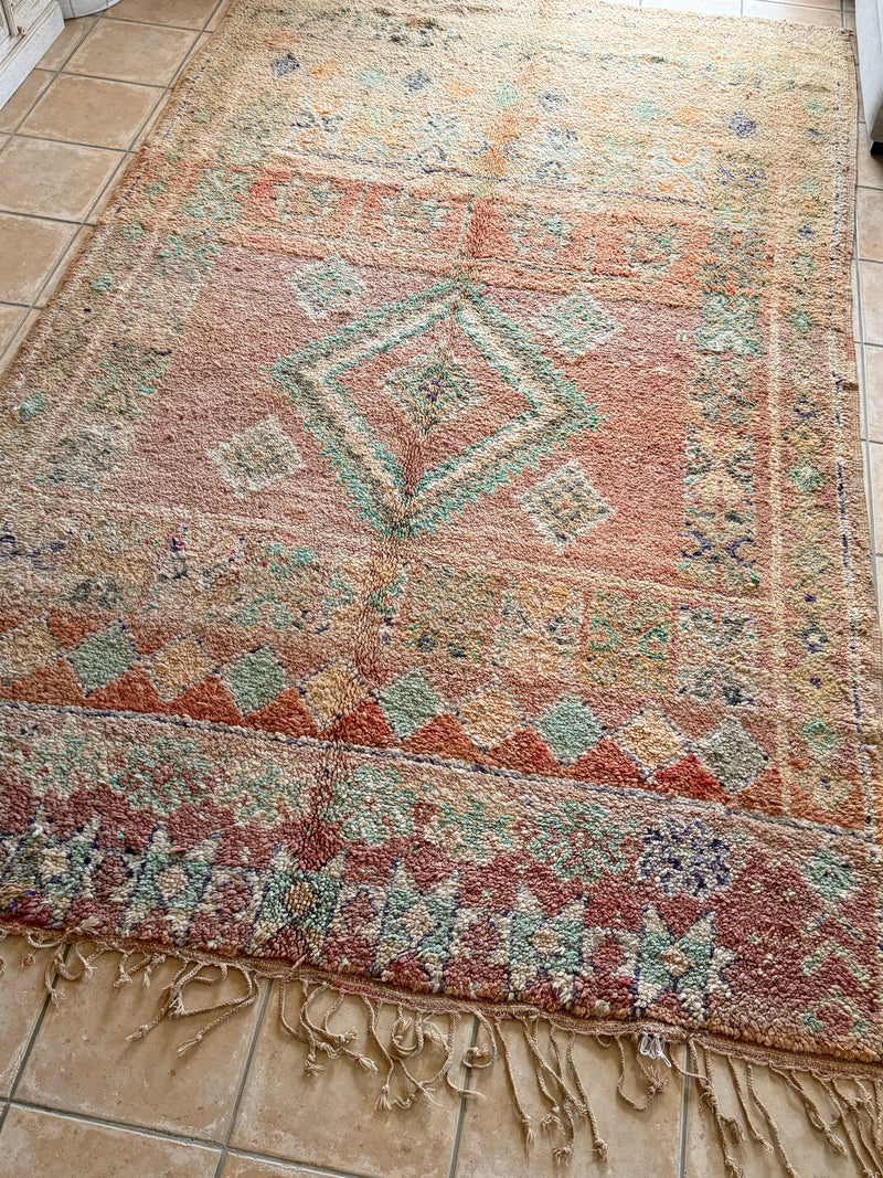 Moroccan Vintage Rug "Soul” 343 x 210