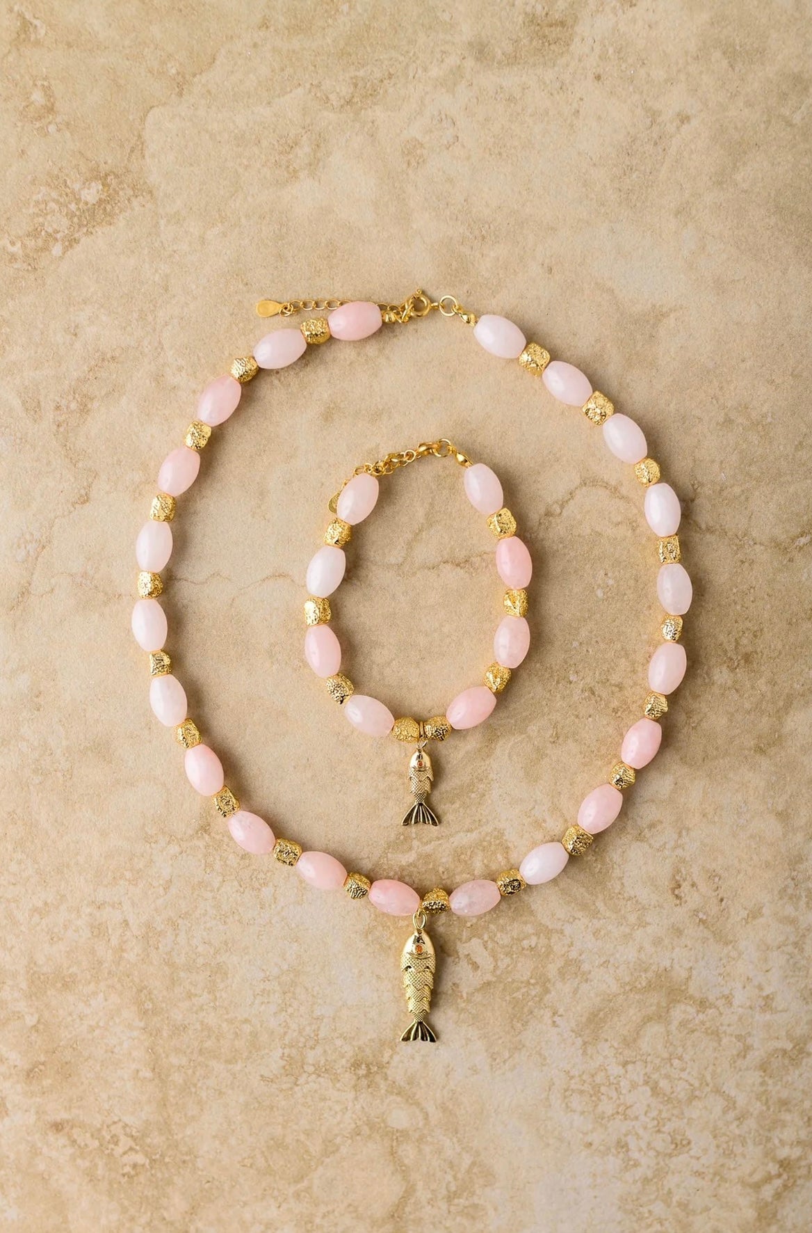 Goia Rose Quartz Necklace