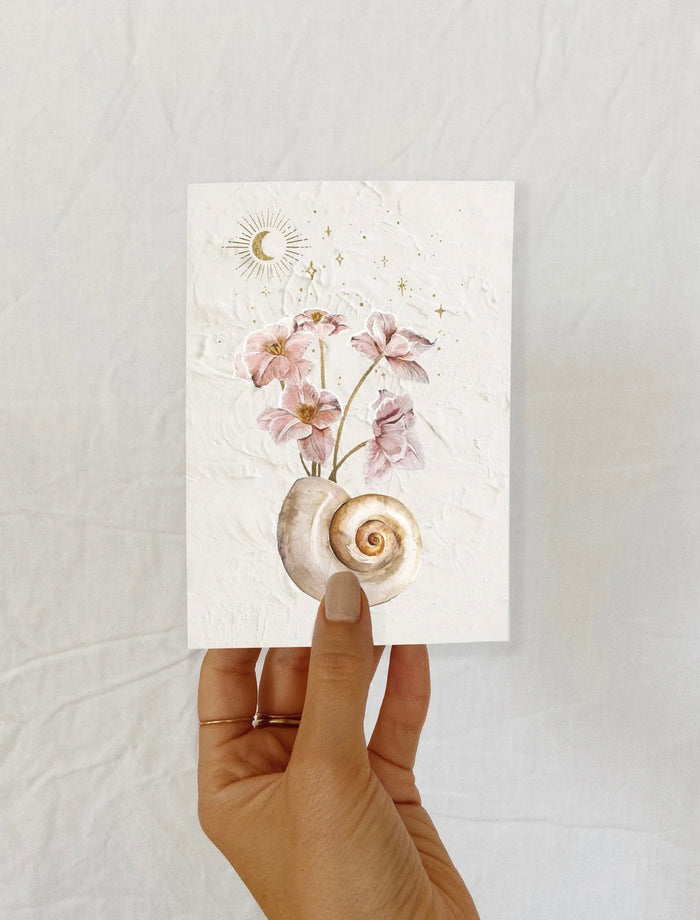 Card - Seashells and Stars \02