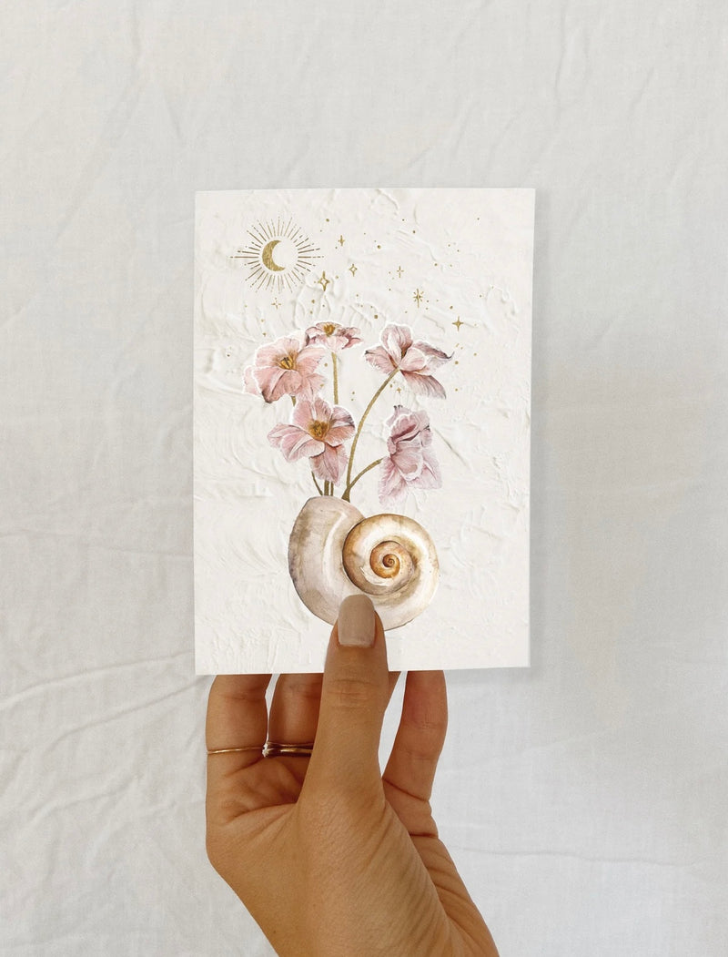 Card - Seashells and Stars \02