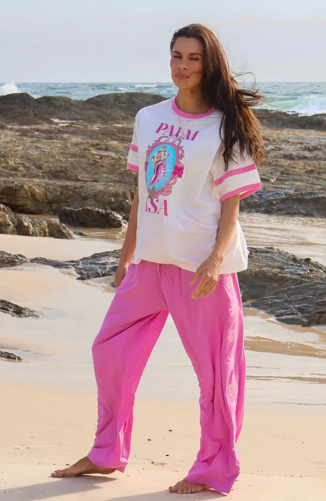 Romi Pants Tonal Pink