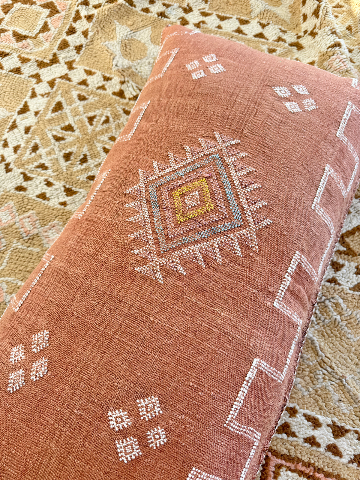 Cactus Silk Large Lumbar Cushion LL44