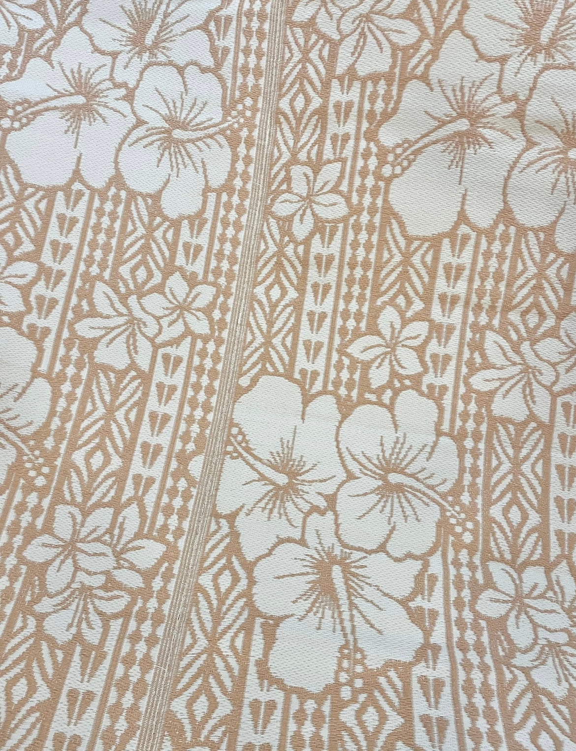 Recycled Outdoor Mat 1 Hibiscus ~ Large 2.8 x 2.8