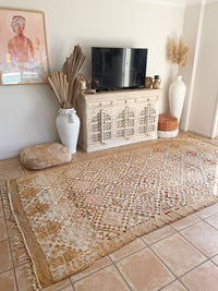Moroccan Vintage Rug “Indigo” 350 x 187