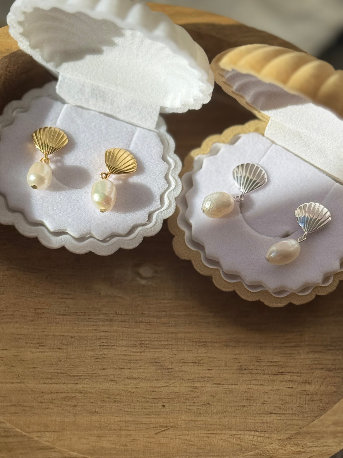 Atlantic pearl earrings