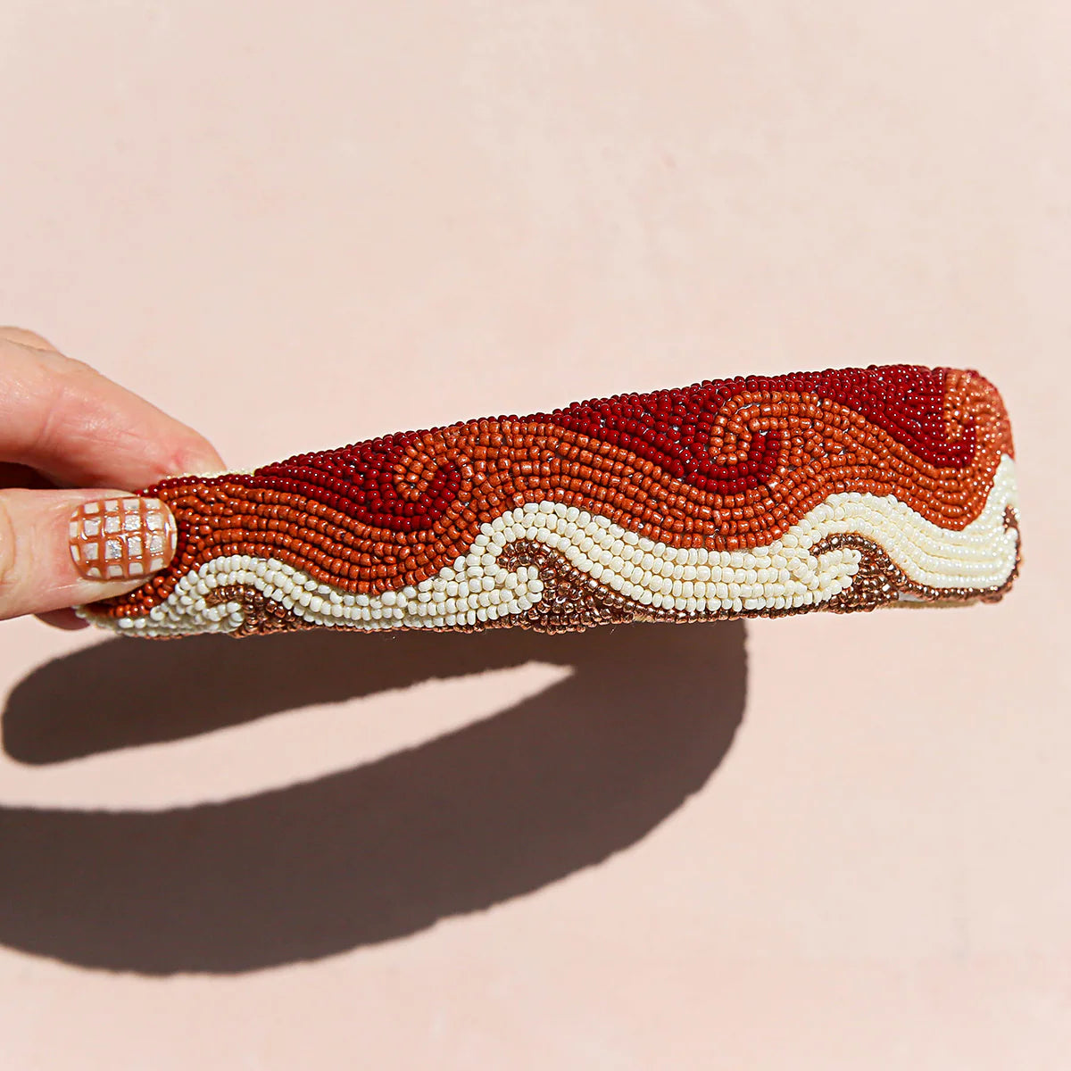 Beaded Headband Wave
