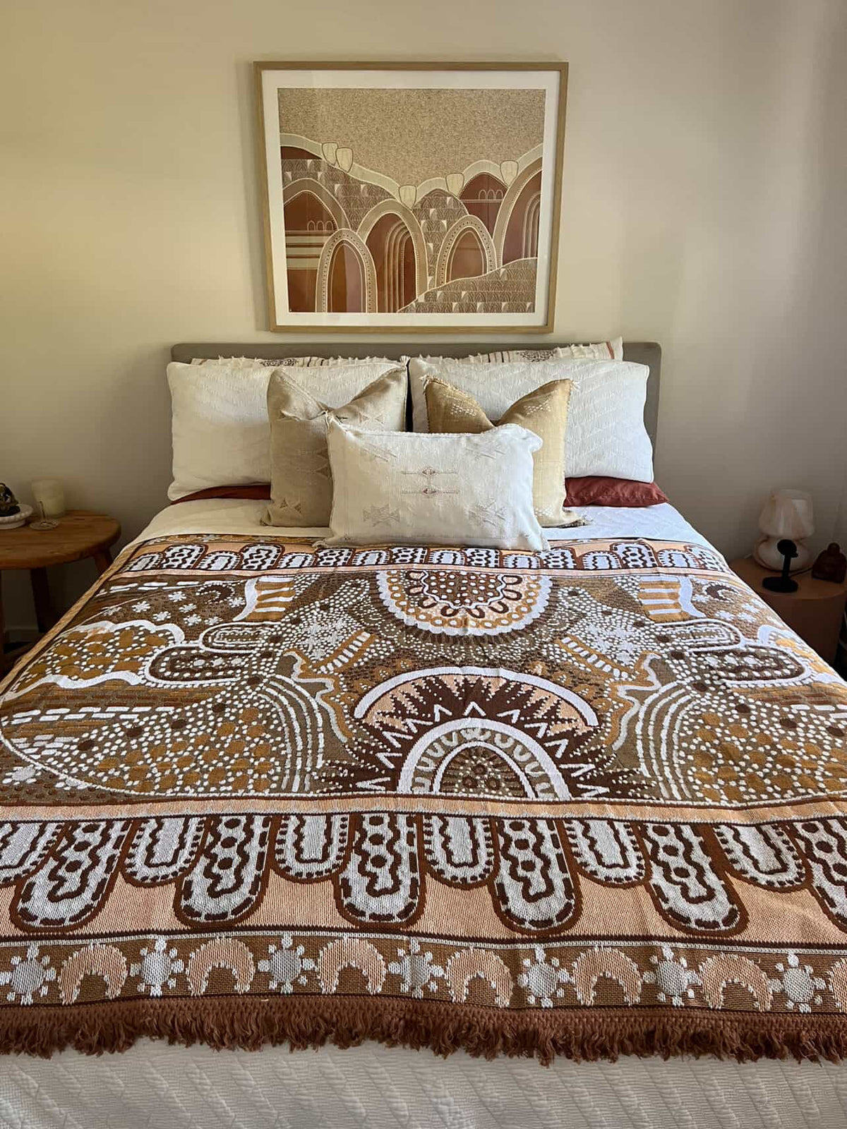 Indigenous Throw Alkira Brown By Taylor - Lee