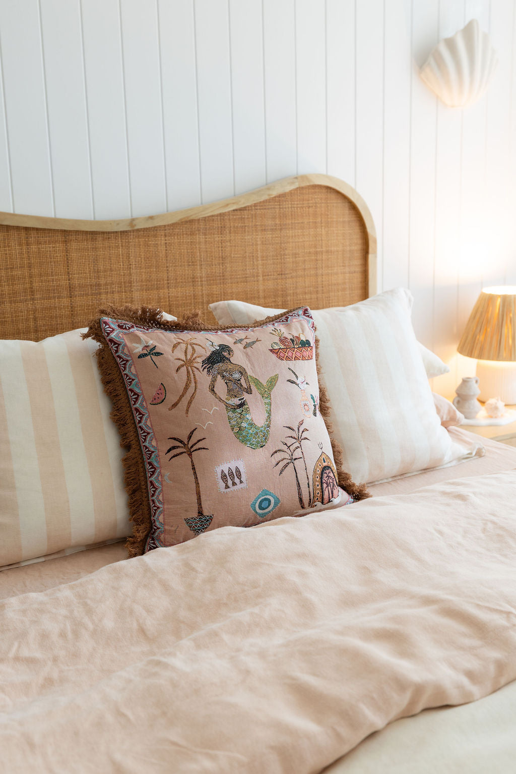 Sea Song Mermaid Cushion Cover