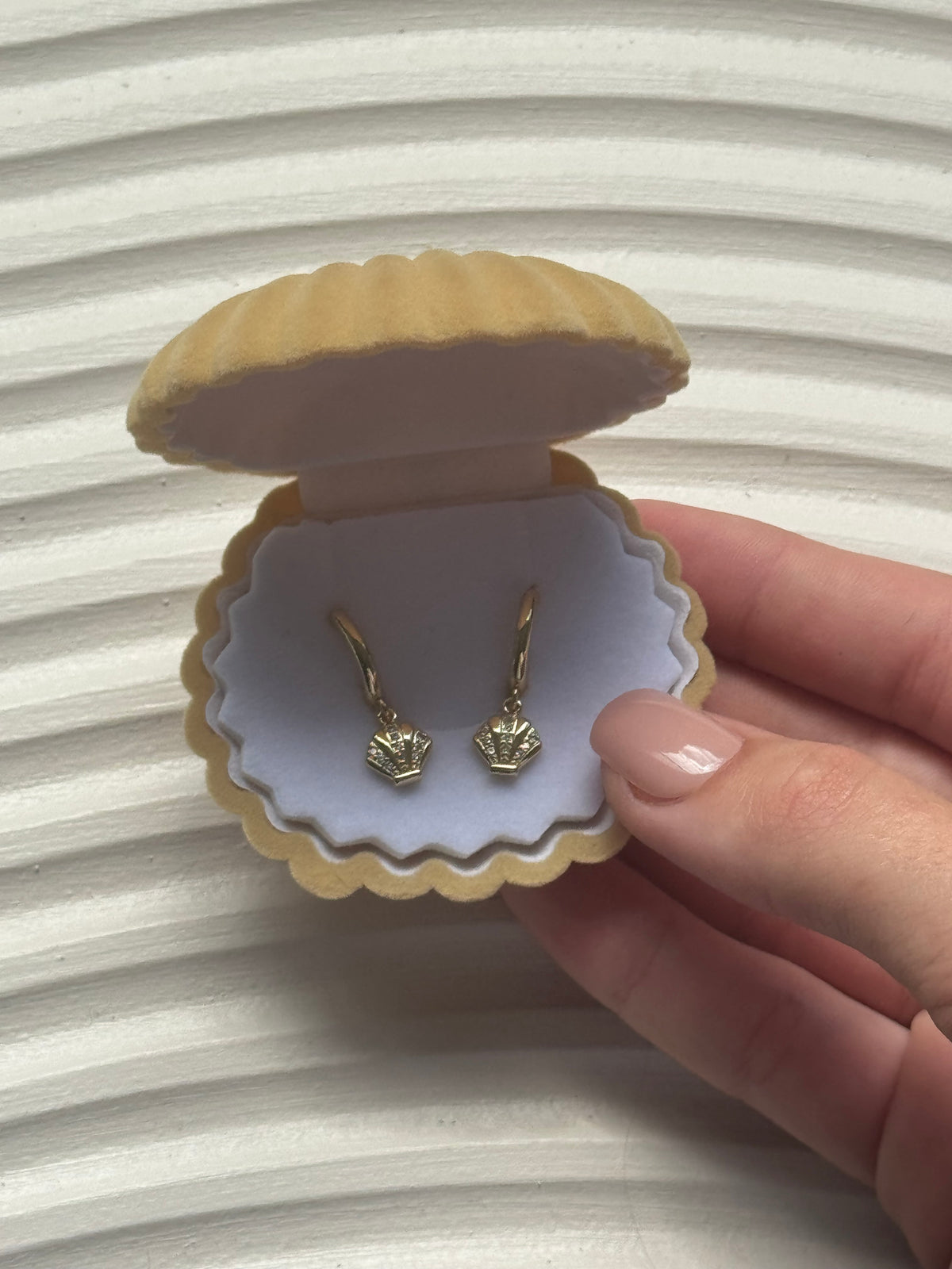 Halo Huggie earrings