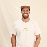 Rad Dad Classic Tee Organic Cotton - Natural: Large