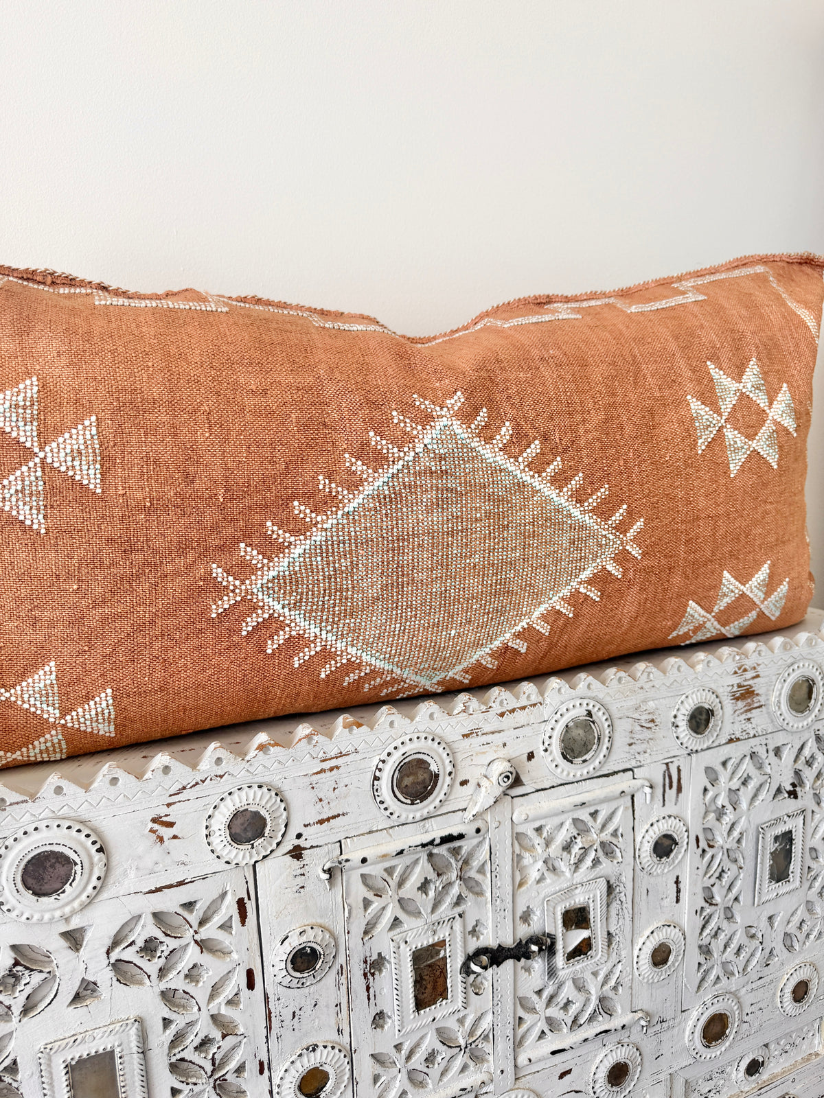 Cactus Silk Large Lumbar Cushion LL43