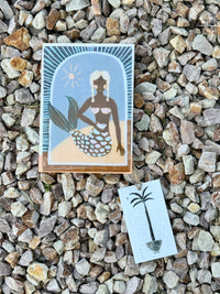 Sue Fantini Tile - Making Waves Mermaid