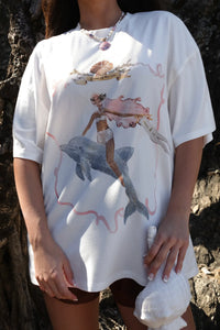 Queen Of The Sea Tee White