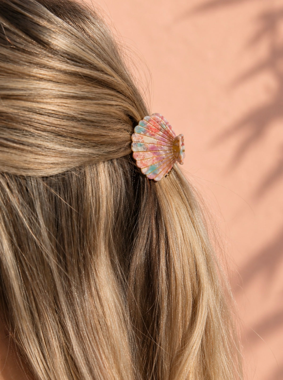 Hair Clip Claw Small Shell Pastel