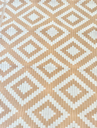 Recycled Outdoor Mat 27 Ziggy ~ Large 2.8 x 2.8