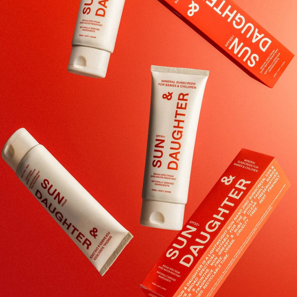 SPF 50 Mineral Sunscreen - Children, Babies & Family